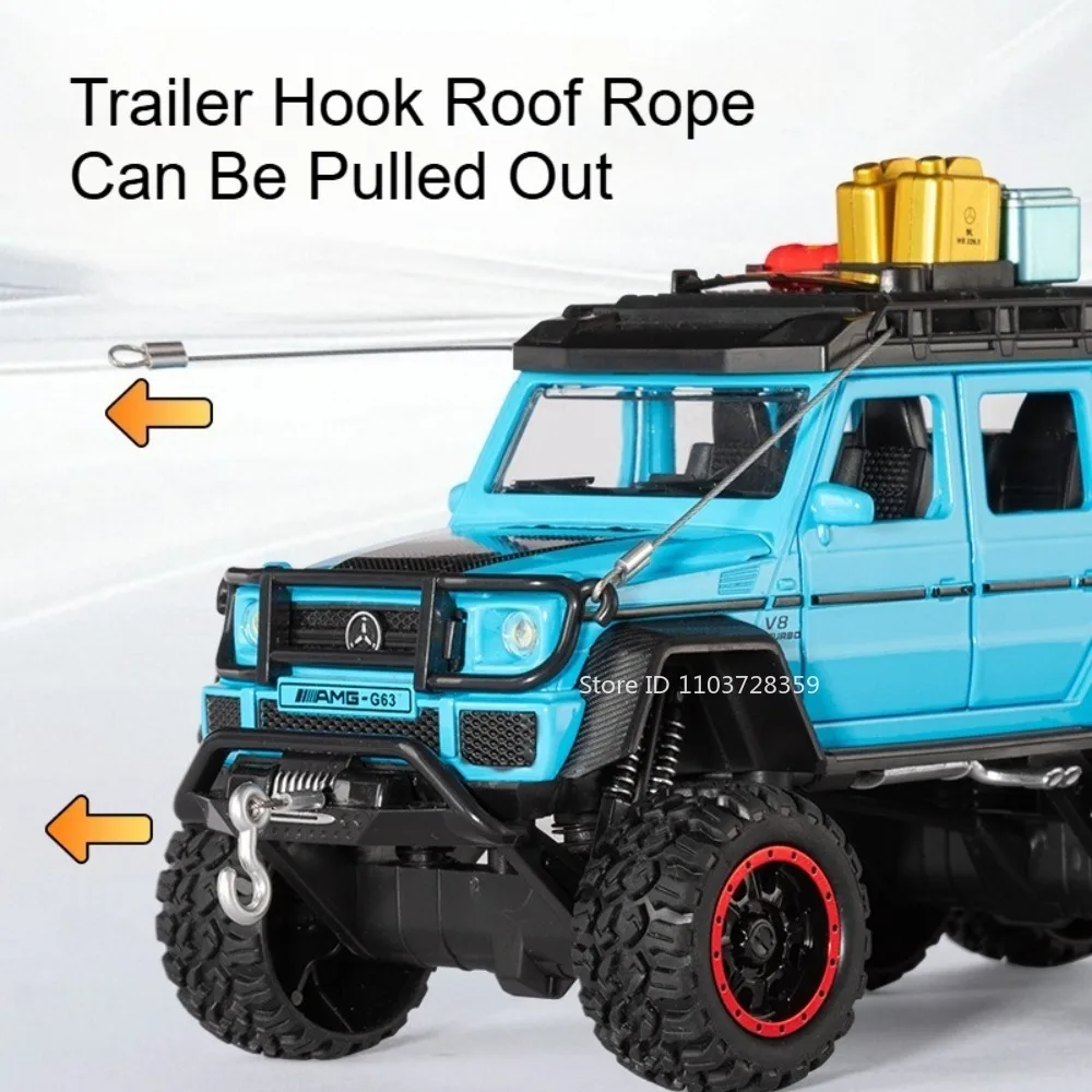 1:24 Scale G63 Diecast Off-Road Model Car 3 1:24 Scale G63 Diecast Off-Road Model Car - Image 3