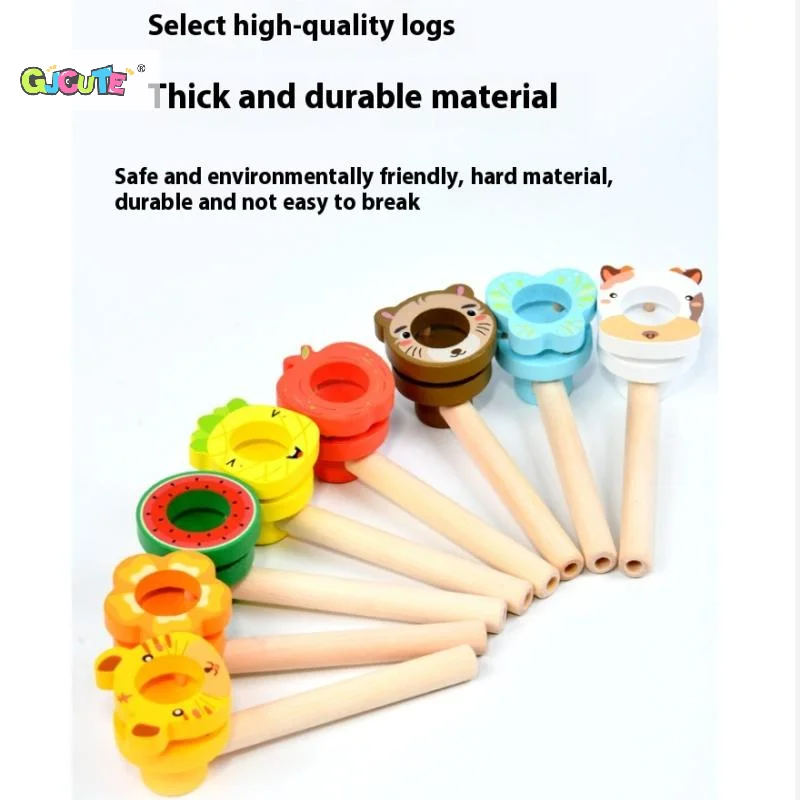 Colorful Wooden Lung Capacity Training Toy for Kids 5 Colorful Wooden Lung Capacity Training Toy for Kids - Image 5