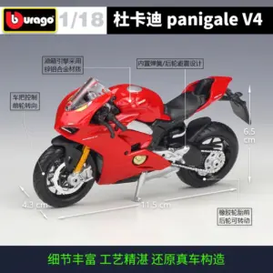 Ducati Panigale V4 1:18 Diecast Model 7 S2c8f1a9197e540db8b8ec16ccc1738f7c