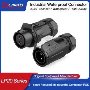 Industrial Waterproof LP20 Connector Set