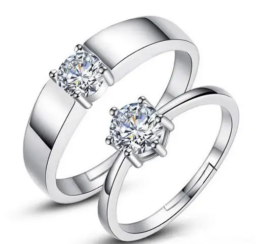 Elegant Silver Couple Ring Set for Romance 10 Elegant Silver Couple Ring Set for Romance - Image 10