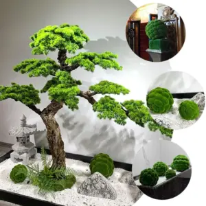 Artificial Green Moss Ball 25cm for Decor 14 S2cae1c5a4e024672bbbcb1cdbec9d081N