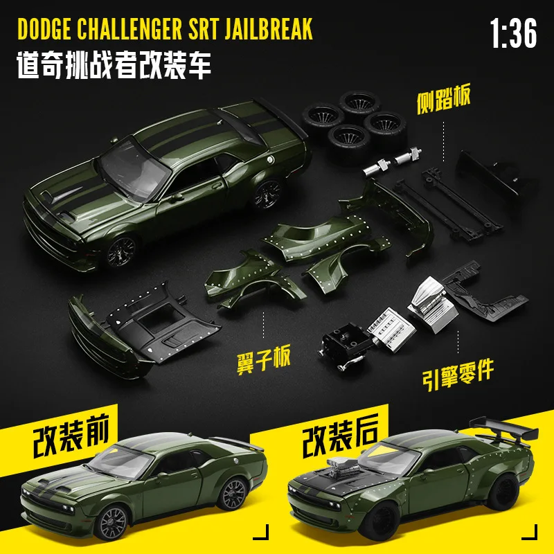1:36 Dodge Challenger Diecast Model 6 1:36 Dodge Challenger Diecast Model - Image 6