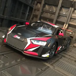 R8 LMS Rally Car Model 1:24 Diecast Replica 9 S2ce8674e4efd4916b2efea6dd435612eD