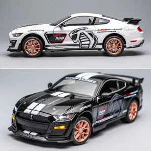 Vibrant Orange Ford Mustang GT500 Diecast Model 15 S2cf2456ea4af4b389f967069e1d1107fK