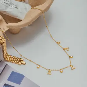 Stainless Steel Gold Finish Cherry Necklace 11 S2d0a3c0ffd934f008a0bb9f1d7bb0a5b3