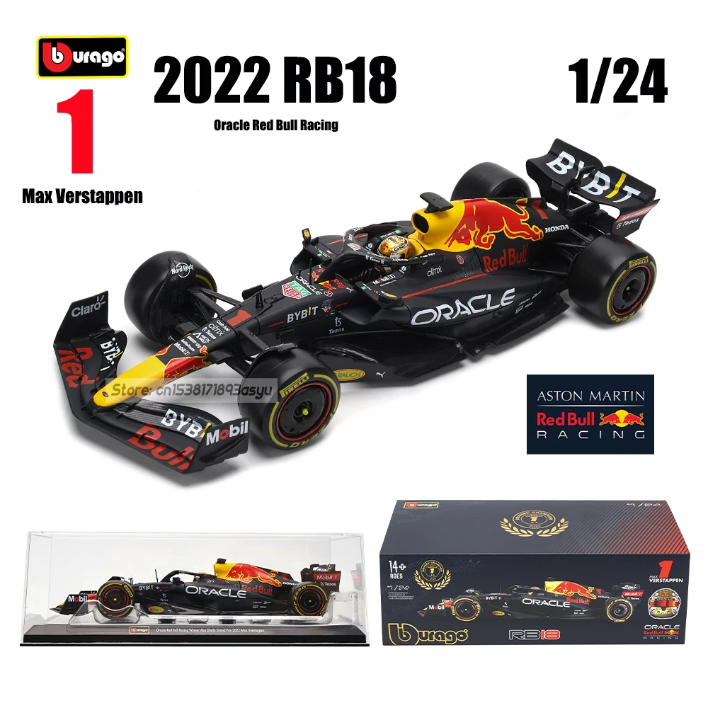 Red Bull RB19 F1 Car 1:24 Diecast Model 8 Red Bull RB19 F1 Car 1:24 Diecast Model - Image 8