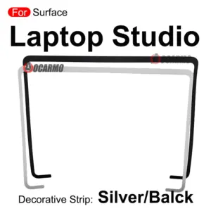 Surface Laptop Studio Decorative U-Shaped Strip in Black or Silver 11 S2d14c539201d4a17849c8d4b95680d7aE