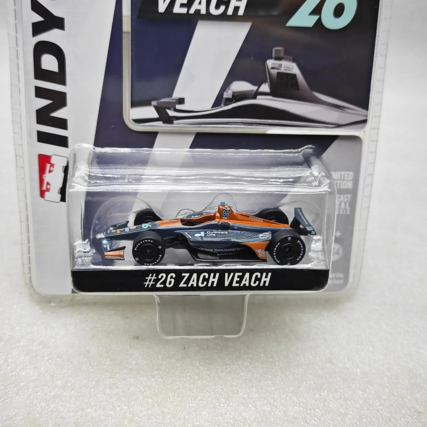 IndyCar Zach Veach 1:64 Diecast Model 2 IndyCar Zach Veach 1:64 Diecast Model - Image 2