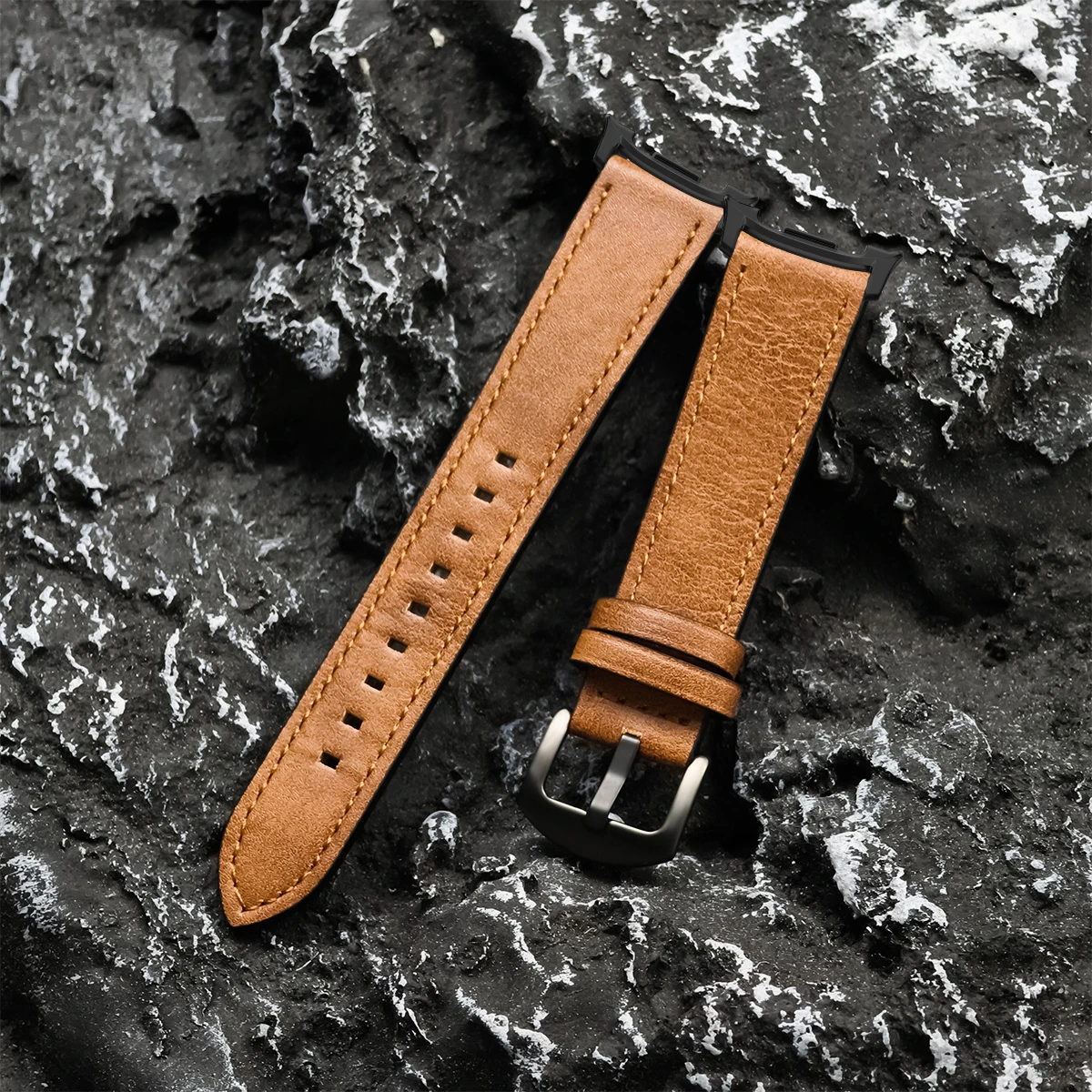 Leather Strap for Galaxy Watch Models 4 Leather Strap for Galaxy Watch Models - Image 4
