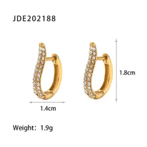 Stainless Steel Geometric Hoop Earrings Collection 19 S2d2069ae50b24ae98073bbcd60fd441c1
