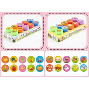 Colorful Kids Self-Ink Stamp Set with Cartoon Themes 13 S2d397afec37b44c58ef7d02ec0c977ed2