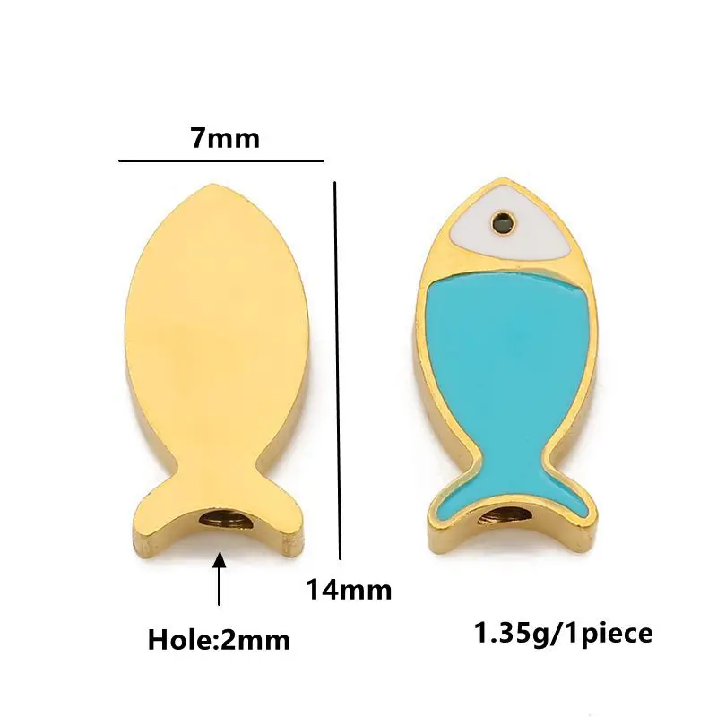 Vibrant Stainless Steel Fish Charm Set 9 Vibrant Stainless Steel Fish Charm Set - Image 9