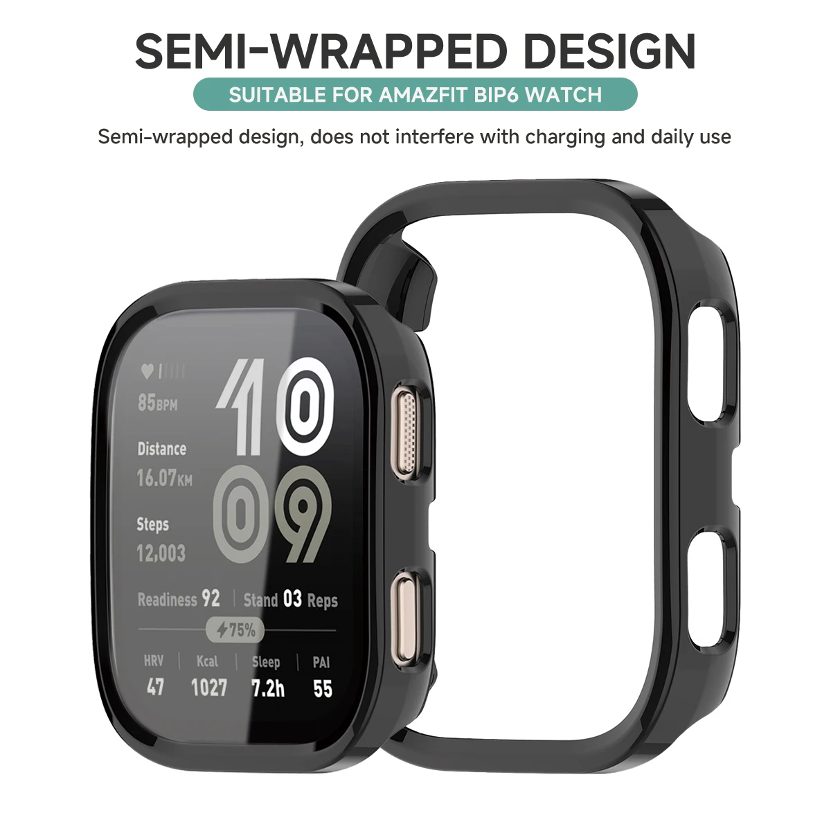 Amazfit Bip 6 Carbon Fiber Protective Case 4 Amazfit Bip 6 Carbon Fiber Protective Case - Image 4