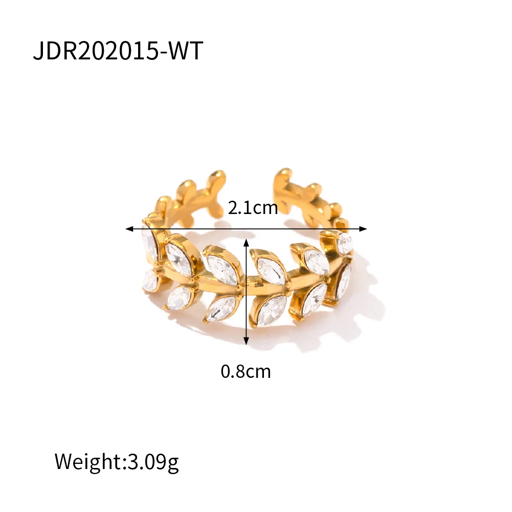 Stainless Steel Zircon Star Ring Set for Women 10 Stainless Steel Zircon Star Ring Set for Women - Image 10