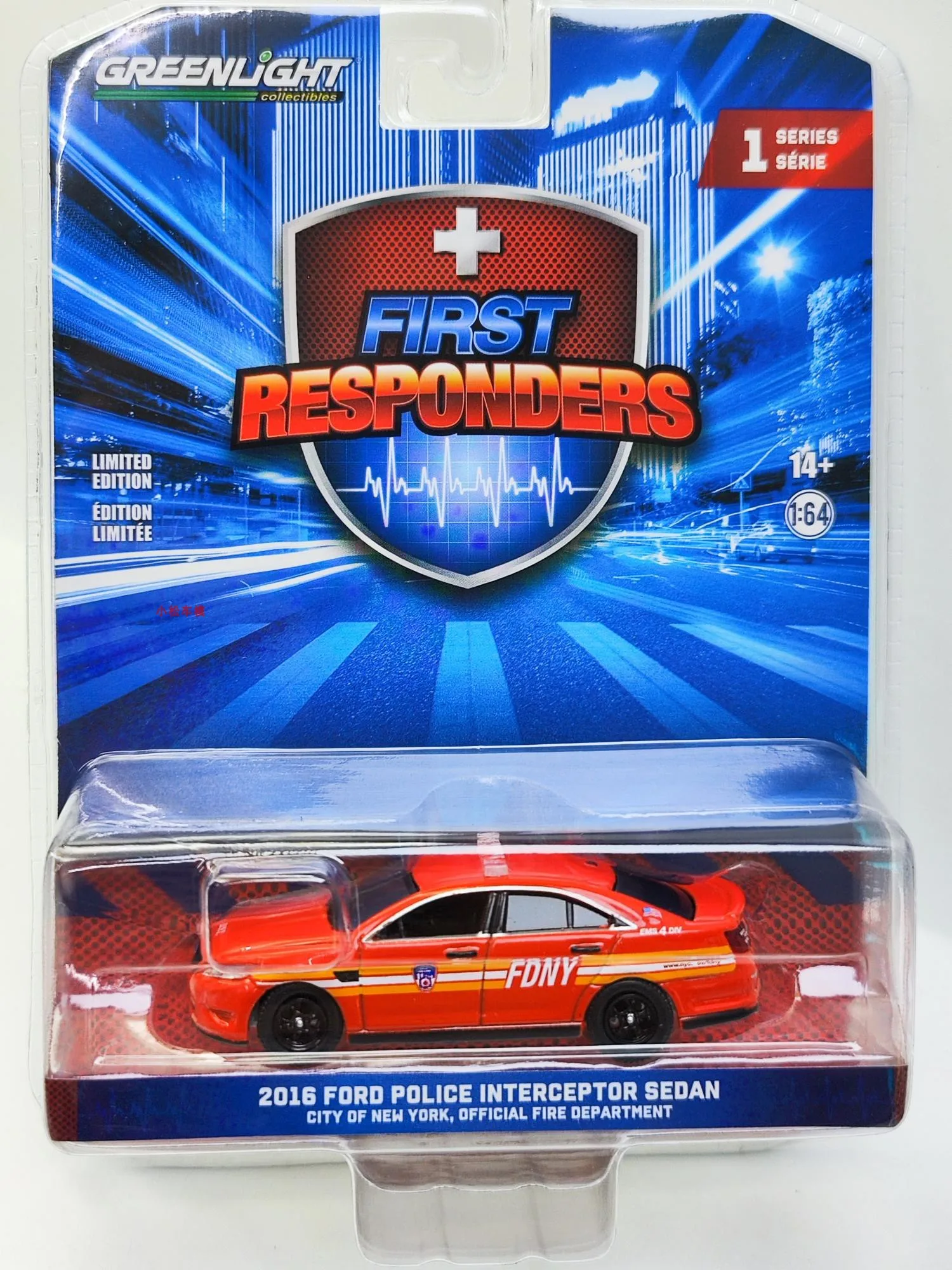 FDNY Ford Taurus 1:64 Scale Diecast Model 5 FDNY Ford Taurus 1:64 Scale Diecast Model - Image 5