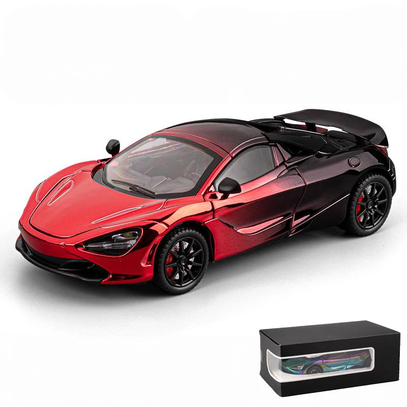 Red McLaren 720S 1:24 Diecast Model 10 Red McLaren 720S 1:24 Diecast Model - Image 10