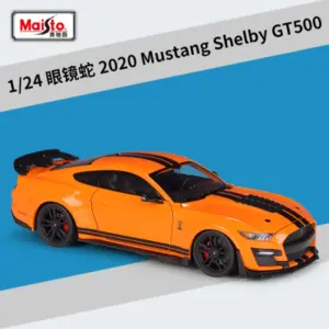 Vibrant Green Ford Mustang Shelby GT500 Diecast Model 8 S2d91c94737d94447ba5d13b9f4621babr