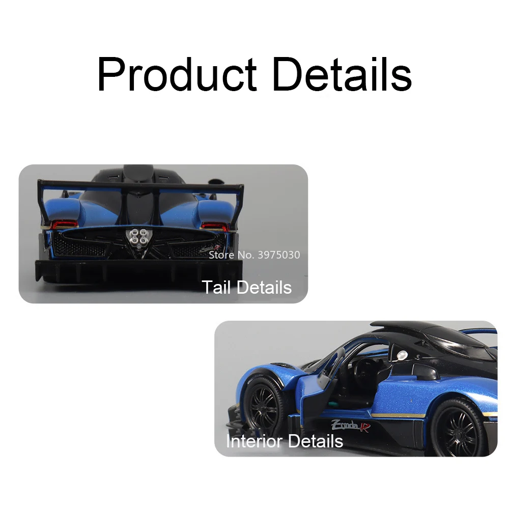 1:32 Pagani Zonda R Diecast Model 3 1:32 Pagani Zonda R Diecast Model - Image 3
