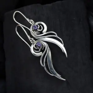 Vintage Silver Moon-Inspired Drop Earrings 6 S2d9d9841eb8745828b63654ac3ca04b3O