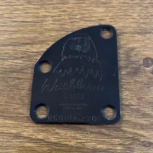 Six-String Guitar W Neck Plate with Eagle Engraving