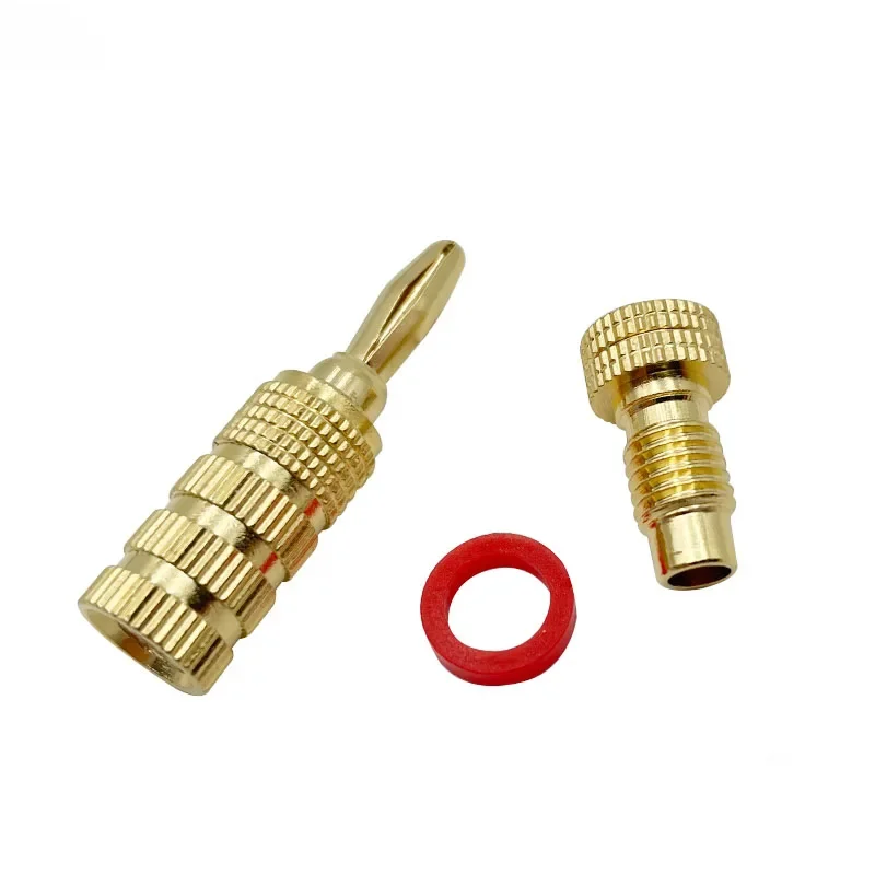 8-Piece 24K Gold-Plated Banana Plug Set for Audio 4 8-Piece 24K Gold-Plated Banana Plug Set for Audio - Image 4