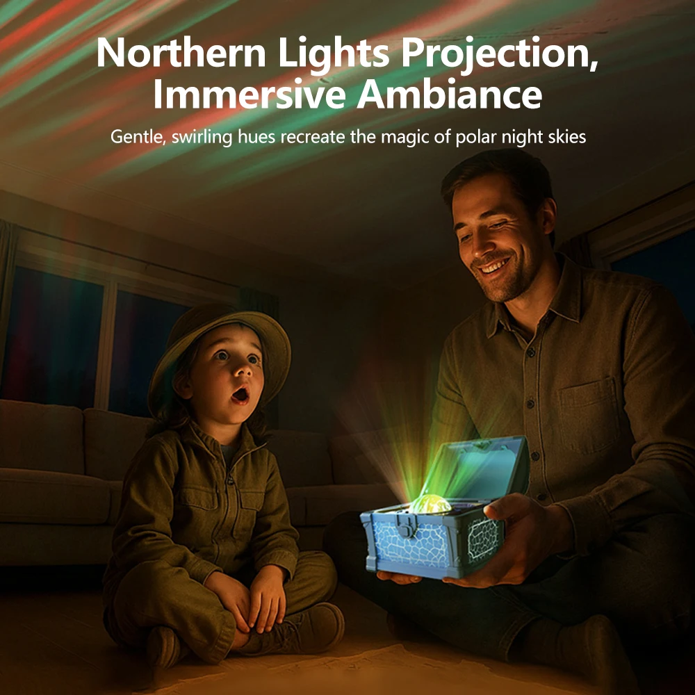 Galaxy Treasure Chest Night Light Projector 5 Galaxy Treasure Chest Night Light Projector - Image 5
