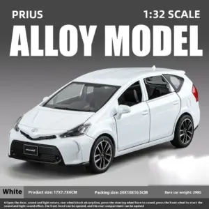 Toyota Prius 1:32 Scale Diecast Model with Sound 19 S2dc6111c1e1b421fbb592ee979b25da32