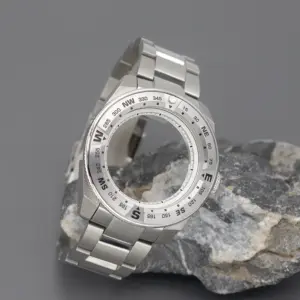 King Samurai 45mm Stainless Steel Watch Case for Men