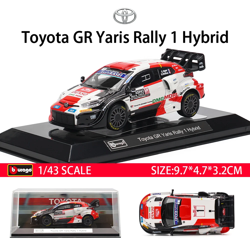 Toyota GR Yaris Rally1 Hybrid 1:43 Diecast Model 8 Toyota GR Yaris Rally1 Hybrid 1:43 Diecast Model - Image 8