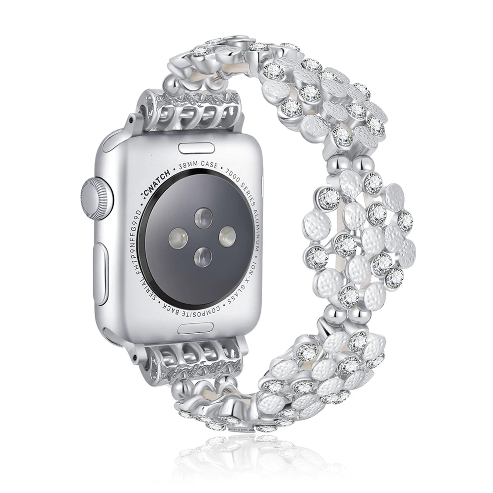 Luxury Diamond Strap for Apple Watch Series 8 Luxury Diamond Strap for Apple Watch Series - Image 8
