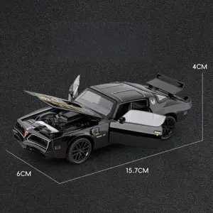 1:32 Scale Diecast Muscle Car Model in Black, Red, or White 13 S2e30dbaee06e42798a2505e73c27f2a8J