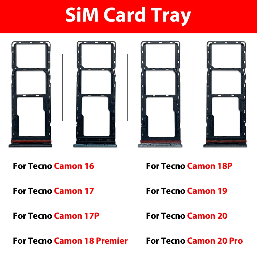 Dual SIM & SD Card Tray Adapter for Tecno Camon Series 4 Dual SIM & SD Card Tray Adapter for Tecno Camon Series - Image 4