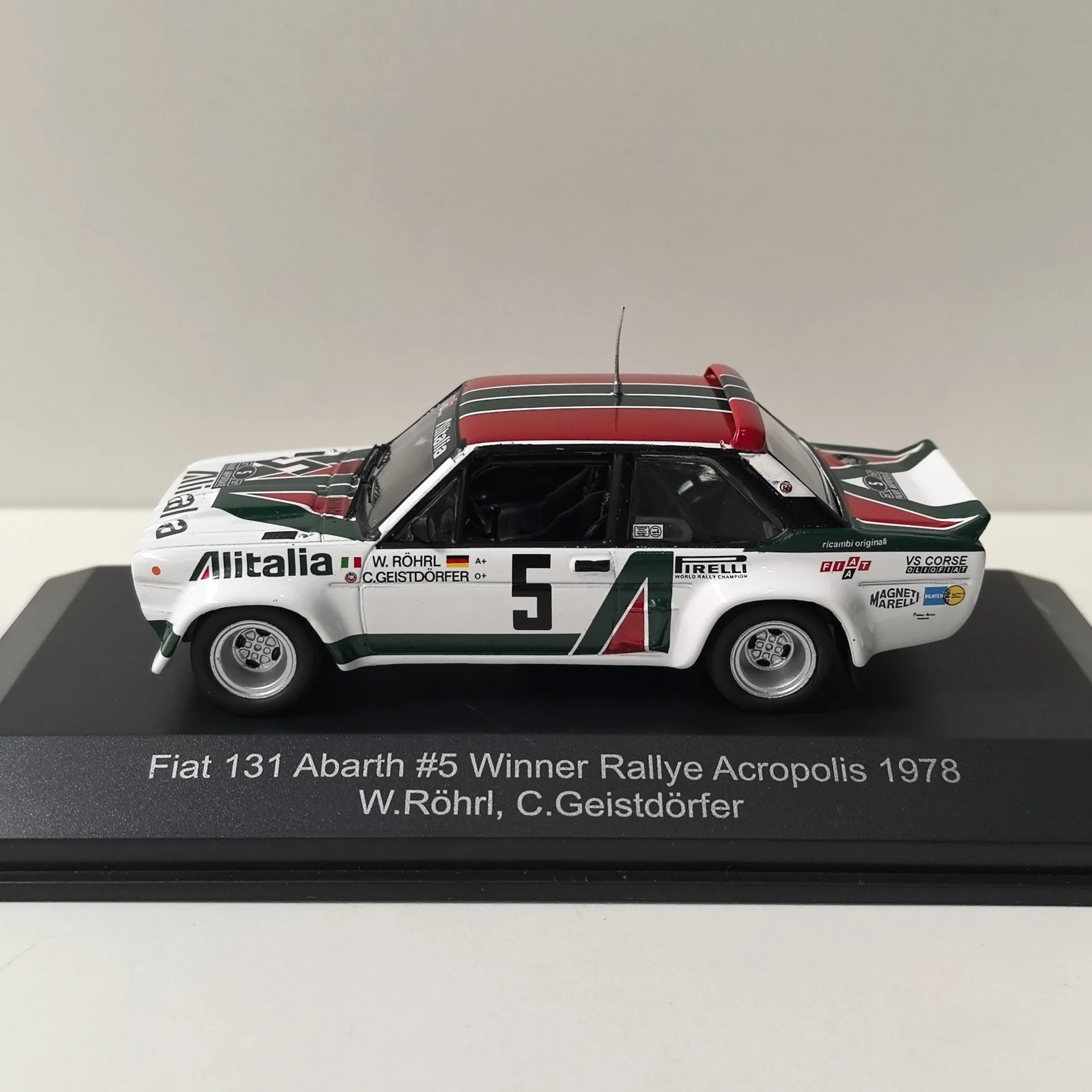 Fiat 131 #5 Rally Car Model 1:43 Scale 2 Fiat 131 #5 Rally Car Model 1:43 Scale - Image 2