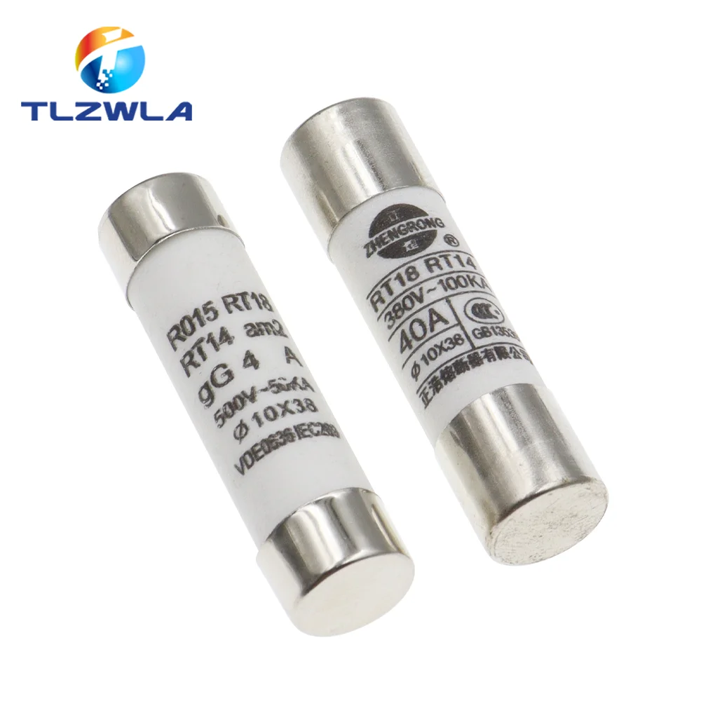 High-Voltage Ceramic Fuse Set 5pcs 10x38mm 3 High-Voltage Ceramic Fuse Set 5pcs 10x38mm - Image 3