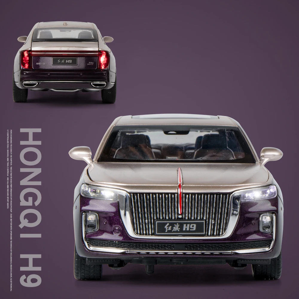 1:24 HONG QI H9 Luxury Sedan Model 3 1:24 HONG QI H9 Luxury Sedan Model - Image 3