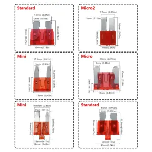 Automotive Blade Fuse Kit 50/100 pcs 14 S2e49e6ed4c3f4f889f06d60fef5bf33c4
