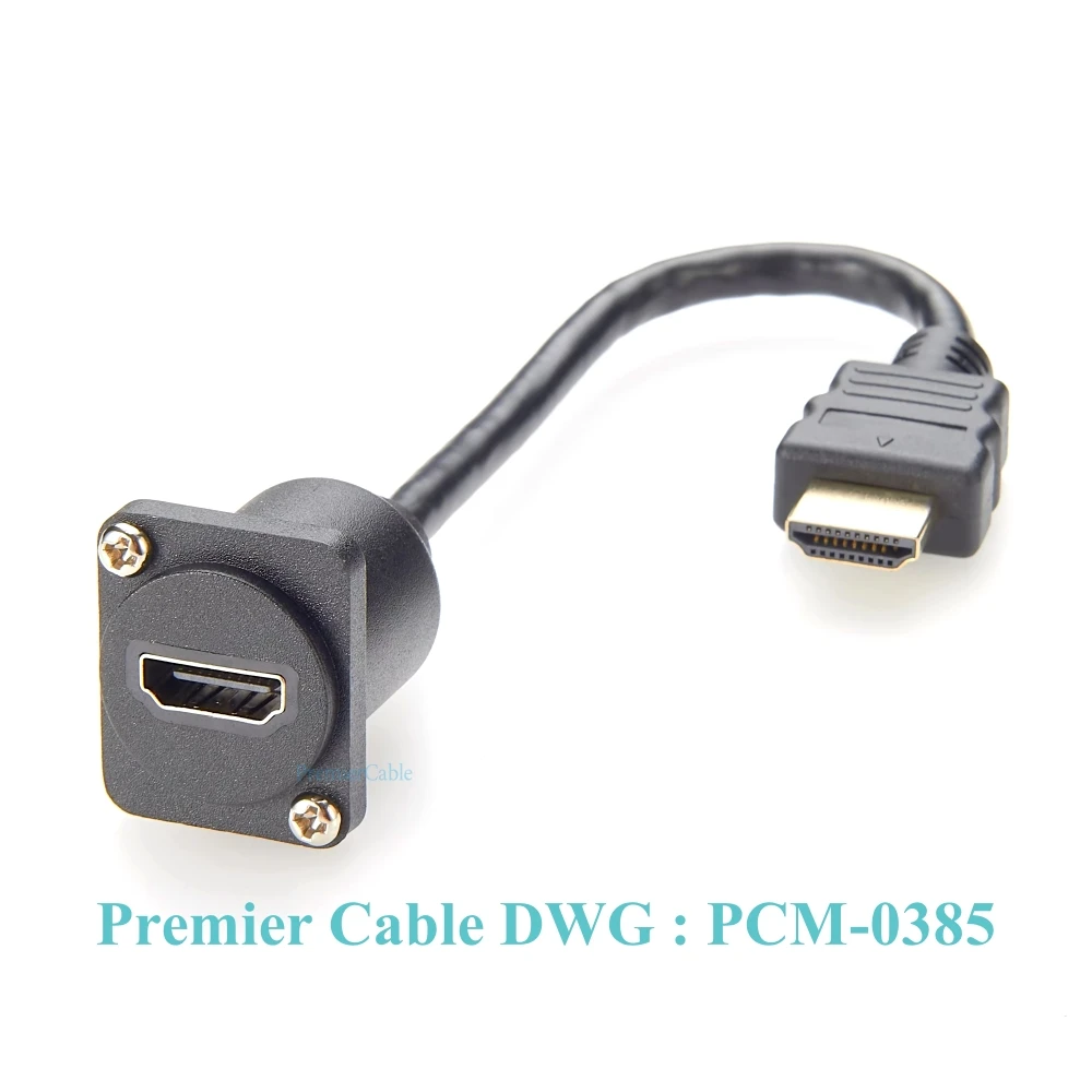 Panel Mount HDMI Extender 1080p 1.4, Black 7 Panel Mount HDMI Extender 1080p 1.4, Black - Image 7