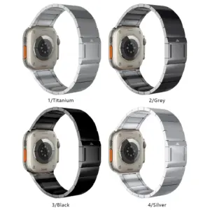 Stainless Steel Link Bracelet for Apple Watch 11 S2e6c8bbf64ed480db995d69d6fe6dfddV