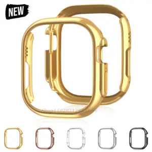 Gold-Plated Apple Watch Ultra 3/2 Bumper Case 11 S2ea0c990e793469cb302b461707031199