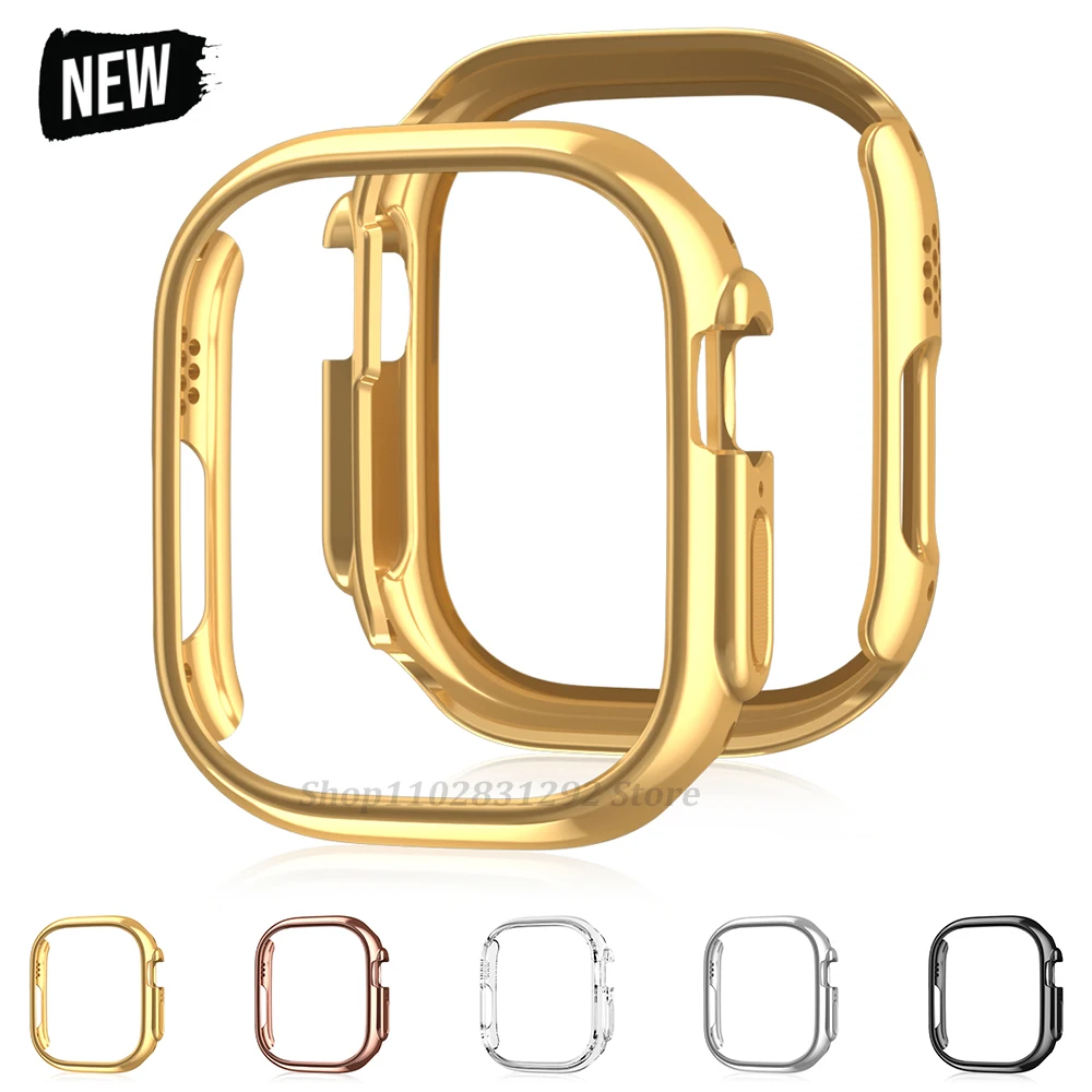 Gold-Plated Apple Watch Ultra 3/2 Bumper Case 2 Gold-Plated Apple Watch Ultra 3/2 Bumper Case - Image 2