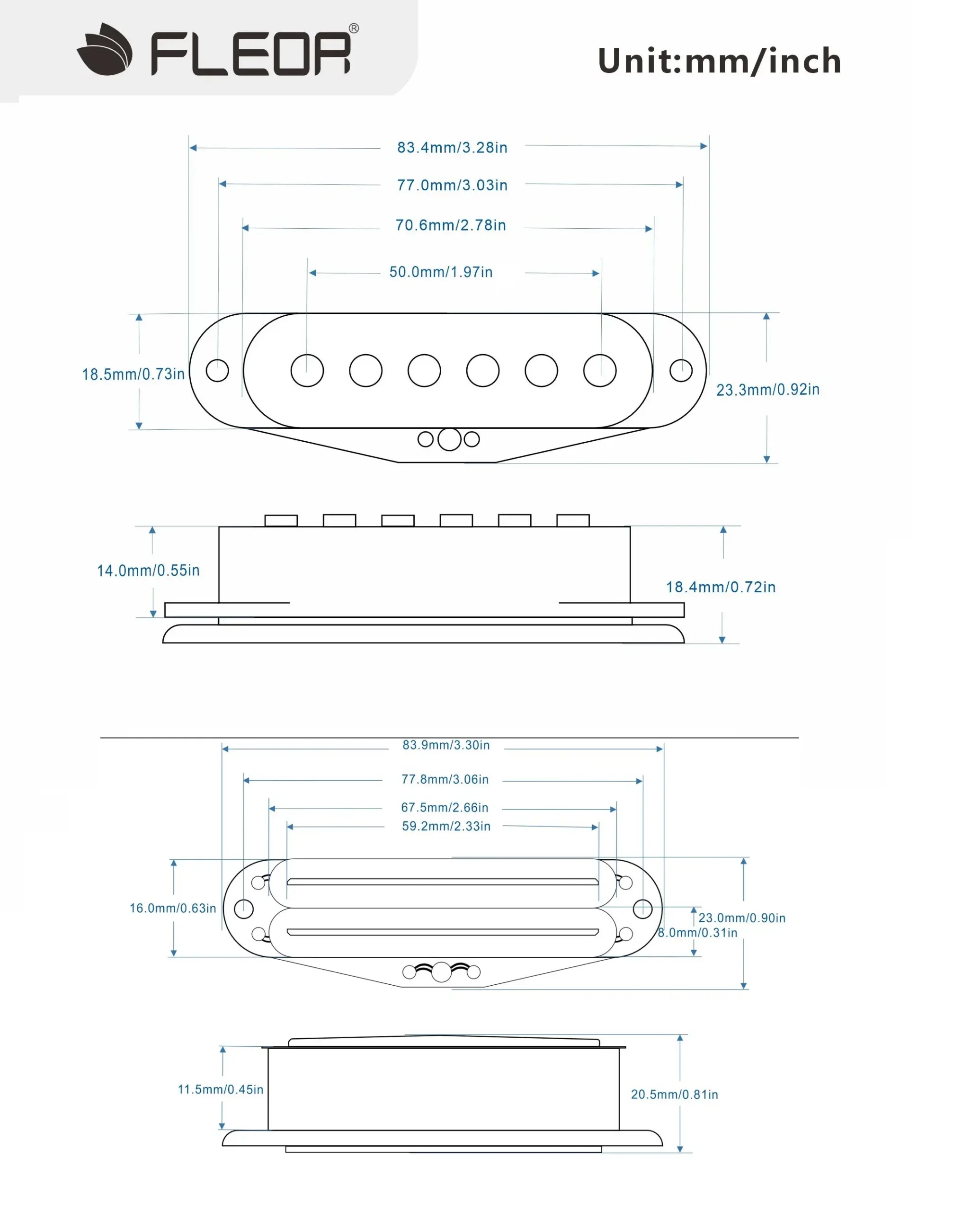 Cream SSS Electric Guitar Pickup Set 4 Cream SSS Electric Guitar Pickup Set - Image 4