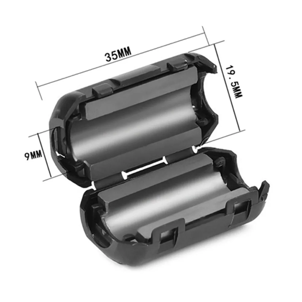 Black Ferrite EMI Suppressor Ring Core in 5 Sizes 4 Black Ferrite EMI Suppressor Ring Core in 5 Sizes - Image 4