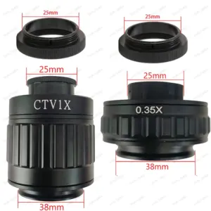 C-mount Adapter Lens Set for Microscopes 17 S2ee833d5e89e4351970deb2db2eb6d9eG