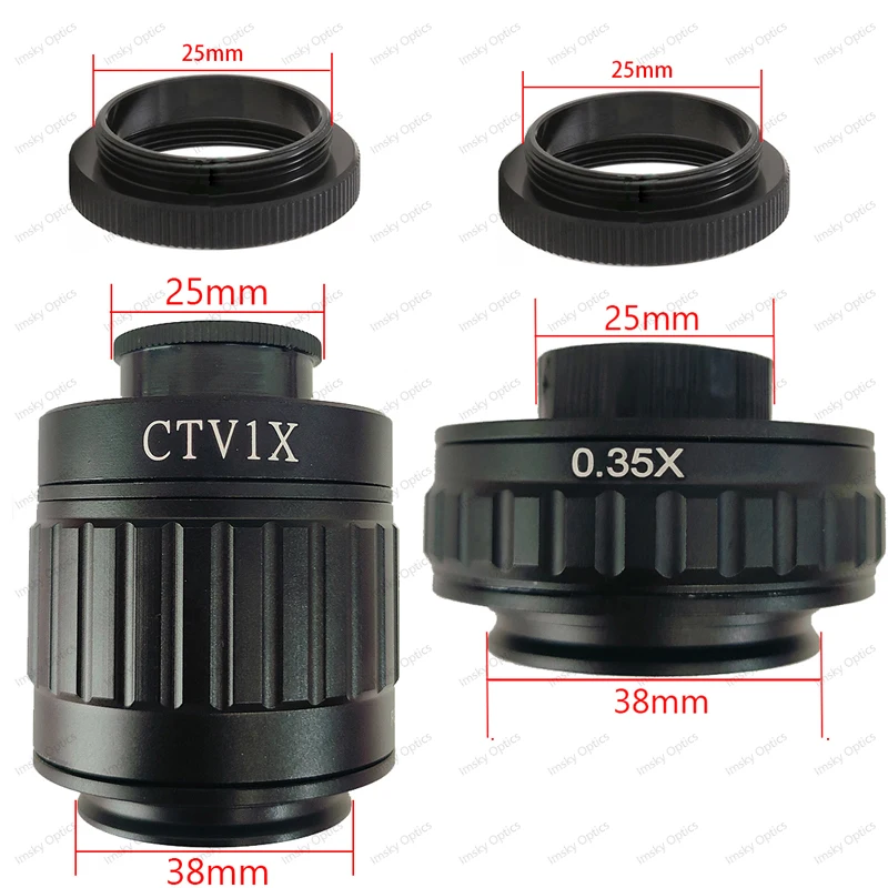 C-mount Adapter Lens Set for Microscopes 8 C-mount Adapter Lens Set for Microscopes - Image 8