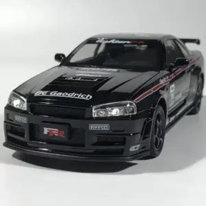 1:24 Nissan GTR R34 Skyline Diecast Model 11 S2eef2341697b431c8edec0eaaaf5736eB