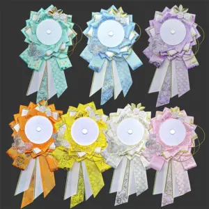 Vibrant Fabric Badge Holder with Butterfly Motif 12 S2efc028ec8de45d2b5f8dad515455a331
