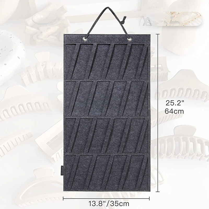 Pink Hair Clips Organizer Wall-Mount 6 Pink Hair Clips Organizer Wall-Mount - Image 6