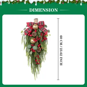 Festive Christmas Wreath with Ornaments 9 S2f251676fa19404586e4e4fa8e2cbb22p