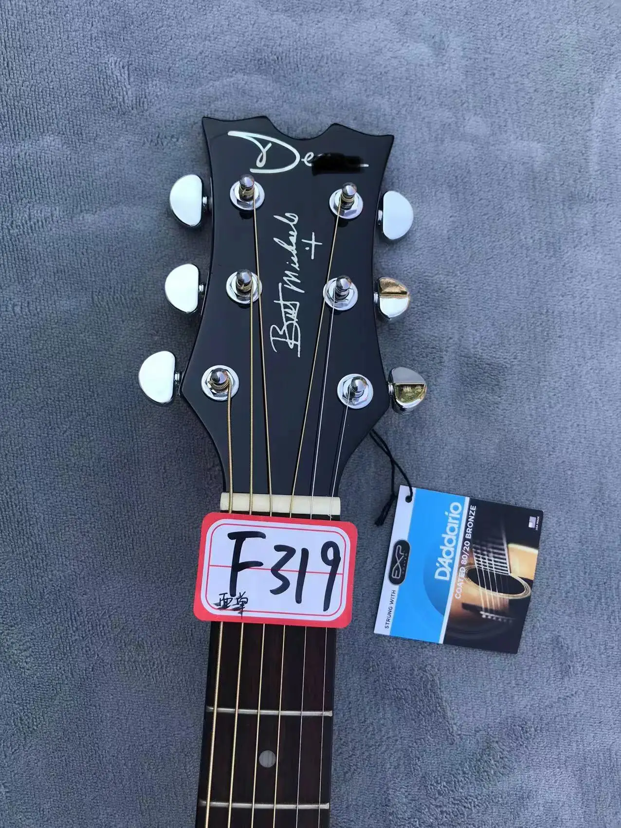 Fiery Skull Acoustic Guitar 41-Inch 3 Fiery Skull Acoustic Guitar 41-Inch - Image 3